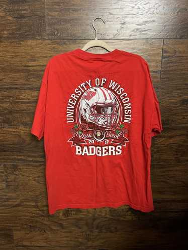 Designer U of Wisconsin Badgers T-shirt Rose Bowl 