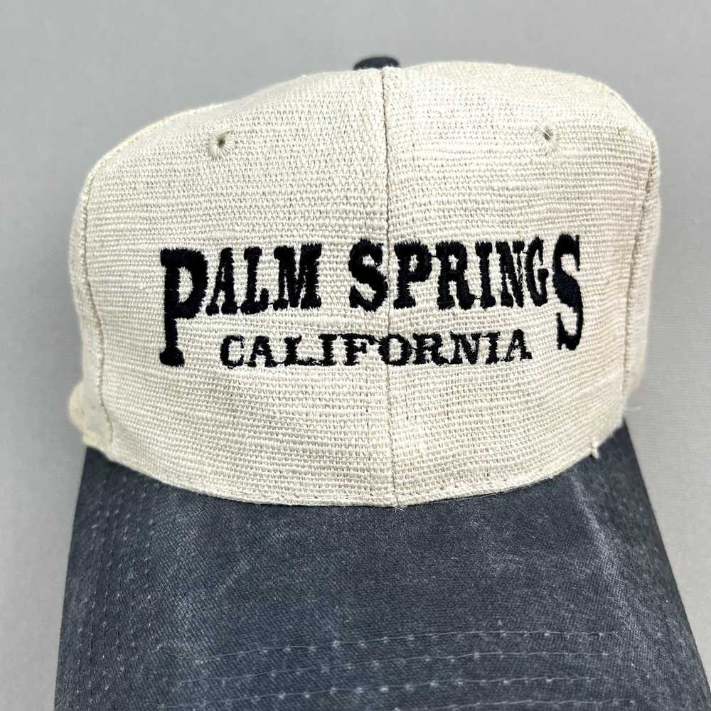 Vintage Vintage Palm Springs Hat Cap Strapback Cr… - image 3