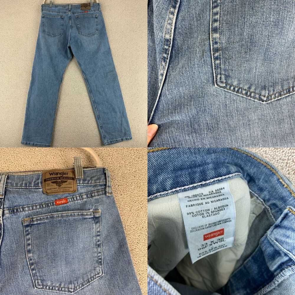 Wrangler Wrangler Straight Leg Denim Jeans Mens 3… - image 4
