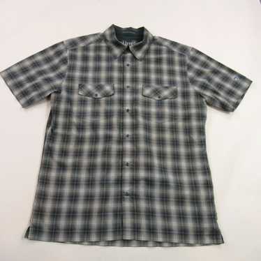 Vintage Kuhl Shirt Mens Large Short Sleeve Snap F… - image 1