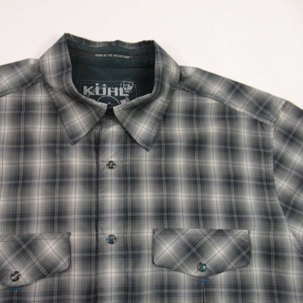 Vintage Kuhl Shirt Mens Large Short Sleeve Snap F… - image 2