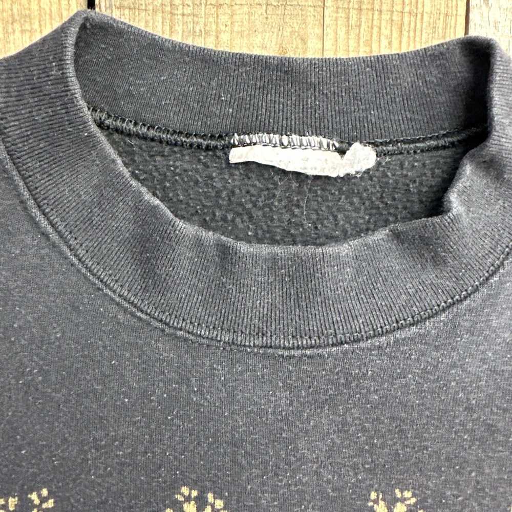 Vintage Vintage Christmas Sweat Shirt Size L Sant… - image 3