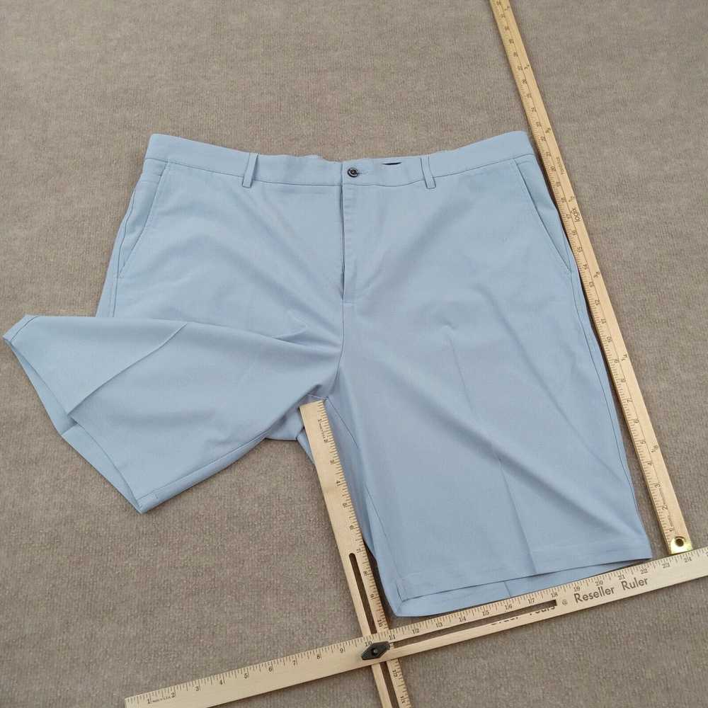 Vintage Dunning Shorts Mens 40 Blue Flat Front Ch… - image 2