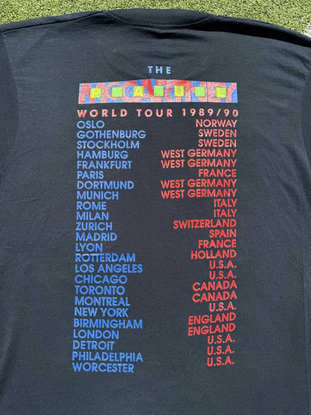 Band Tees × Screen Stars × Tour Tee 1989 Brockum … - image 8