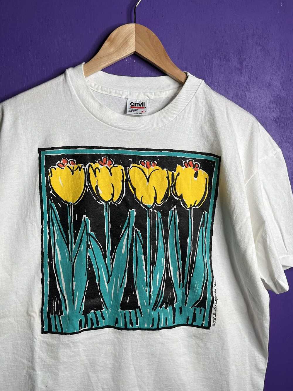 Art × Made In Usa × Vintage Vintage 1992 Tulip fl… - image 3