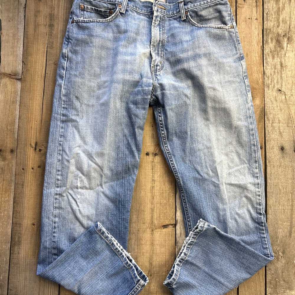 Levi's Levis 505 Denim Blue Jeans Mens Size 36x30… - image 1