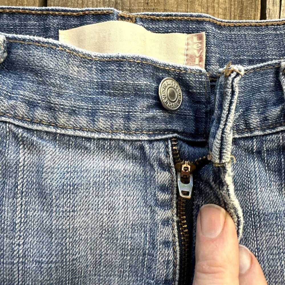 Levi's Levis 505 Denim Blue Jeans Mens Size 36x30… - image 2
