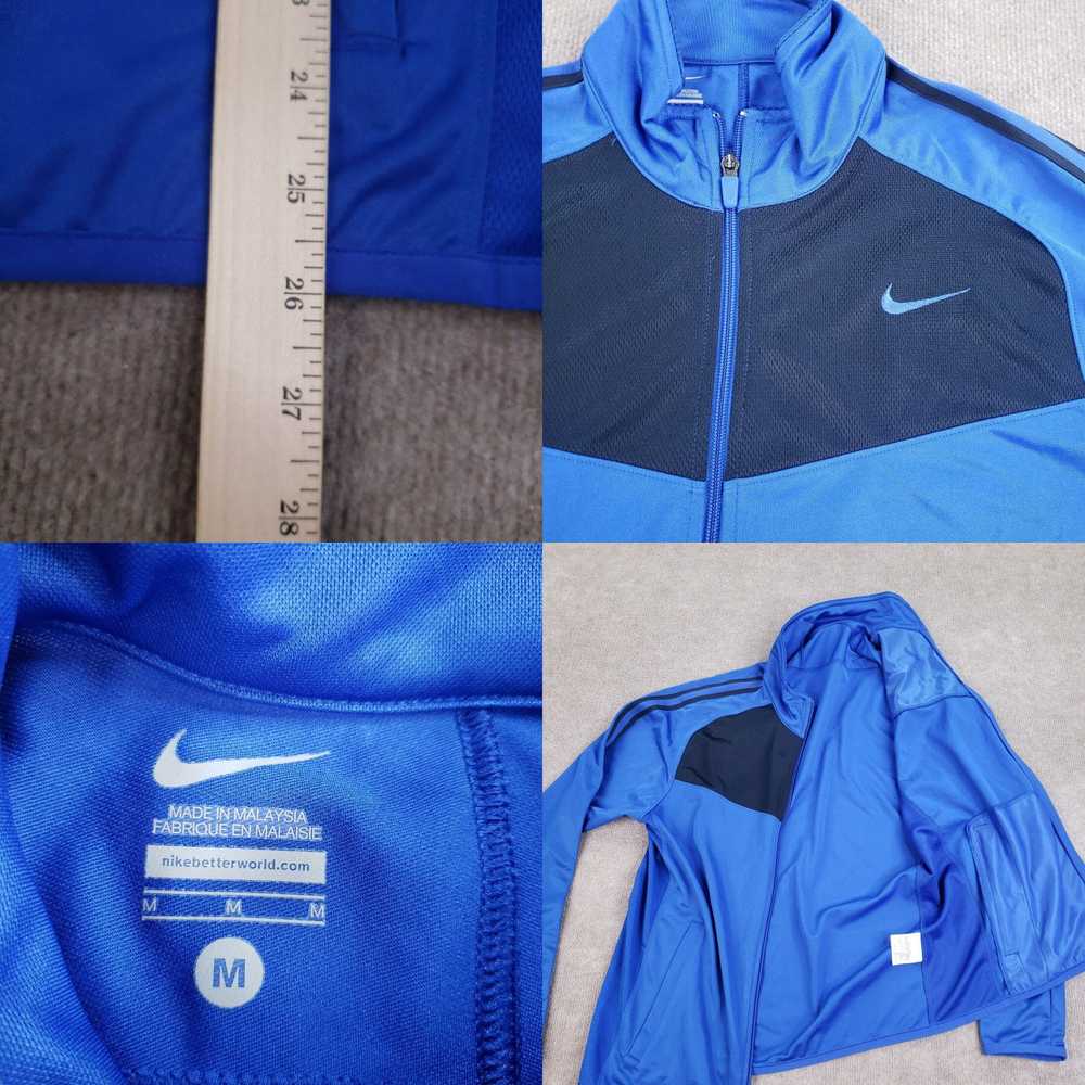 Nike Nike Full Zip Sweatshirt Mens Medium Blue Bl… - image 4