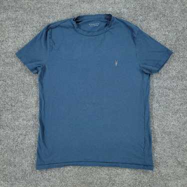 Allsaints AllSaints Shirt Men Small Blue Embroide… - image 1