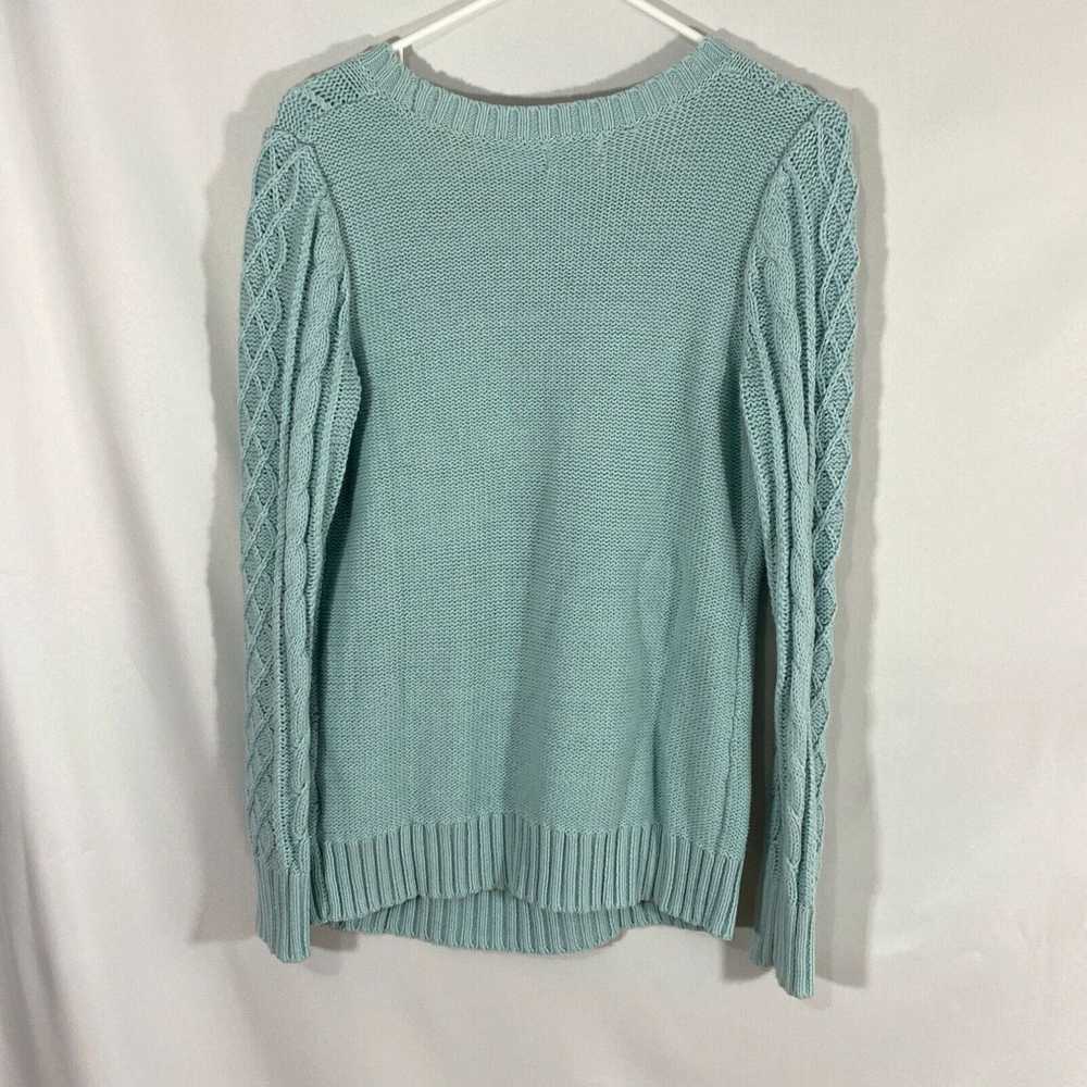 Old Navy Old Navy Womens Blue Long Sleeve Round N… - image 2