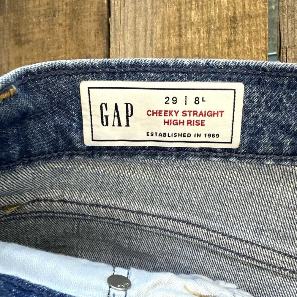Gap Gap Cheeky Straight High Rise Denim Blue Jean… - image 3