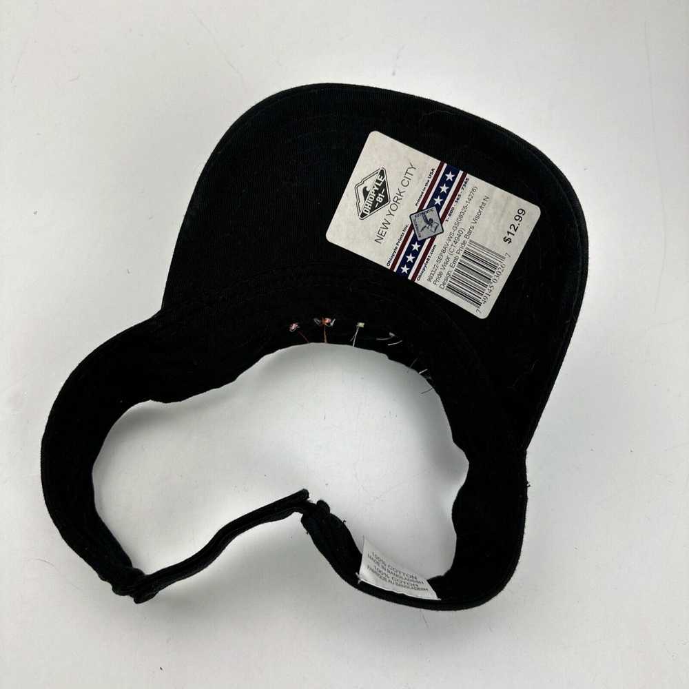 Vintage Pride Visor Cap Hat Adjustable Black - image 2