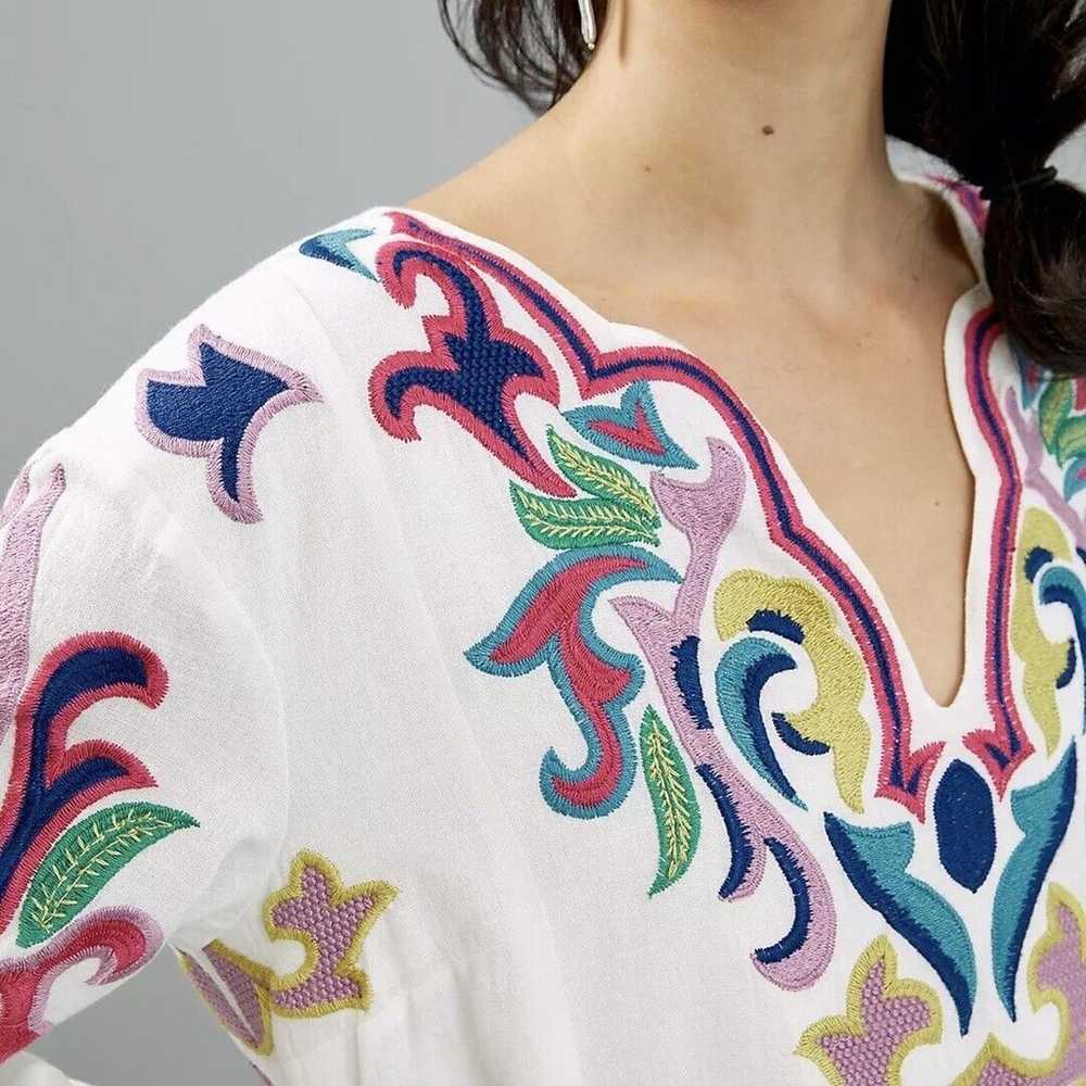 Maeve For Anthropologie Olympia Embroidered Tunic… - image 2
