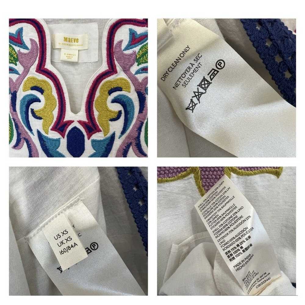 Maeve For Anthropologie Olympia Embroidered Tunic… - image 9