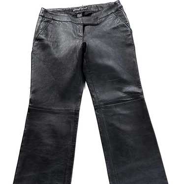 Designer × Genuine Leather Genuine Leather Pants B
