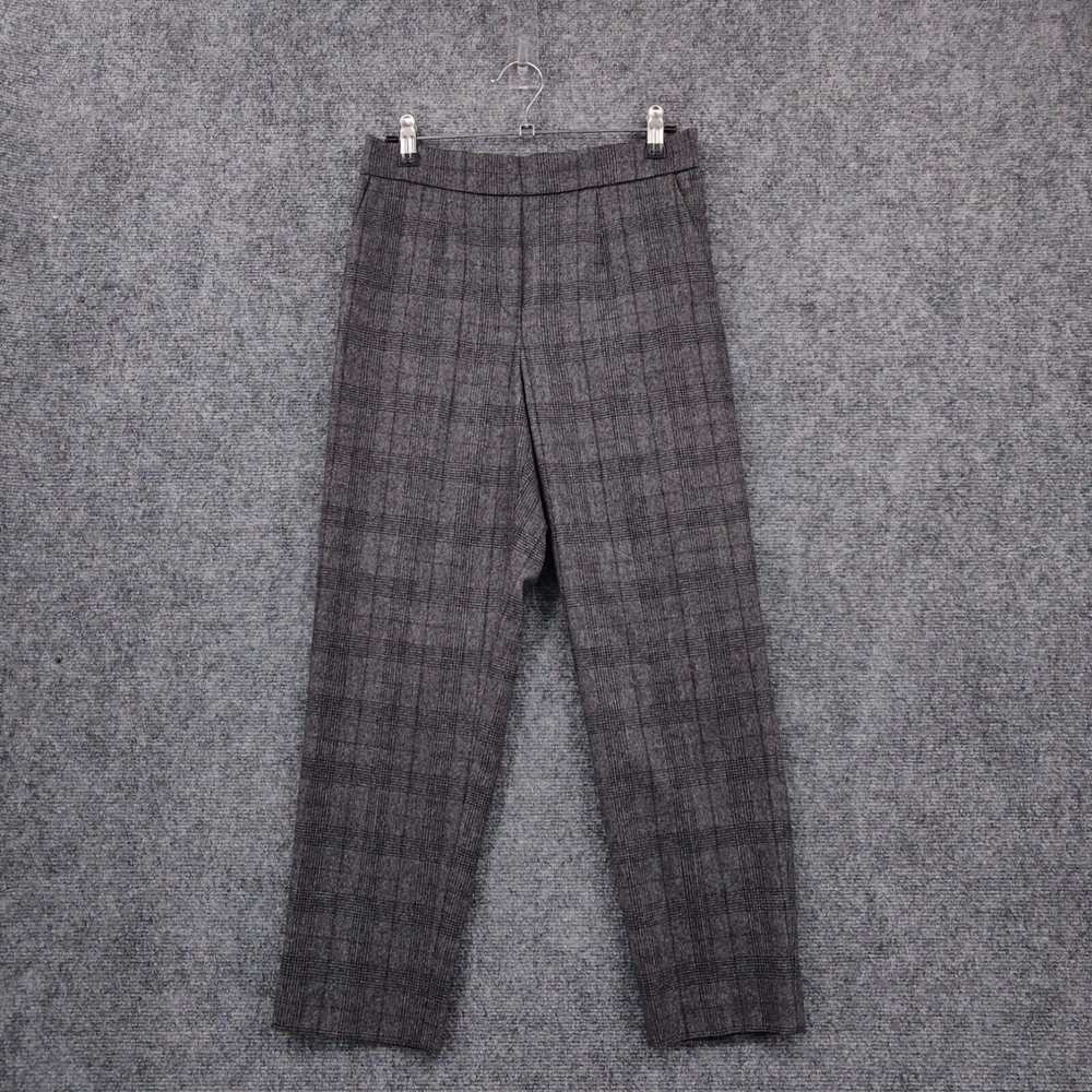 Vintage Babaton Pants Womens 4 Plaid Ankly High R… - image 1