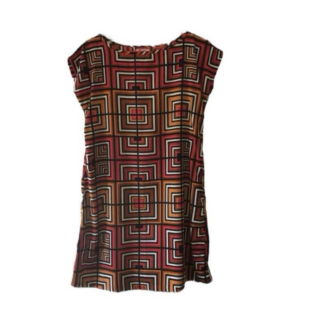 Other 70s Pinky retro geometric tunic dress - image 1