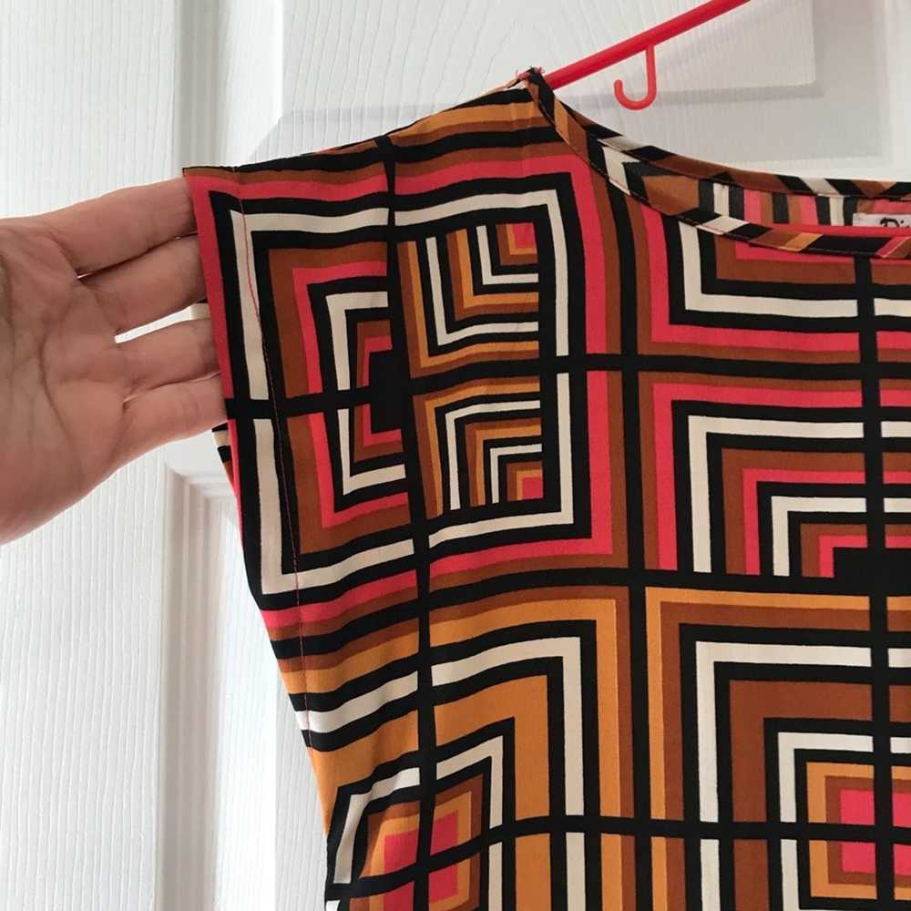 Other 70s Pinky retro geometric tunic dress - image 2