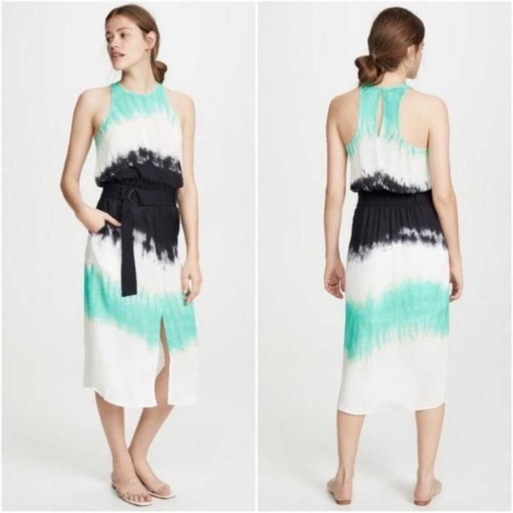 A.L.C Tallulah Tie-Dye Sleeveless Silk Midi Dress… - image 2