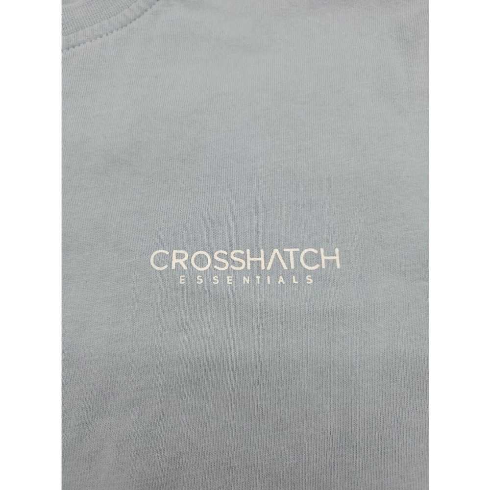 Vintage Crosshatch T-shirt Mens Medium Blue Spell… - image 2