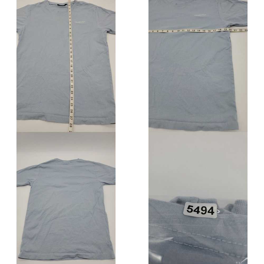 Vintage Crosshatch T-shirt Mens Medium Blue Spell… - image 4