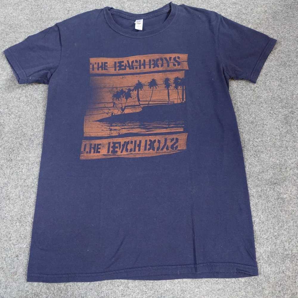 Vintage The Beach Boys Womens T-shirt Small Blue … - image 1