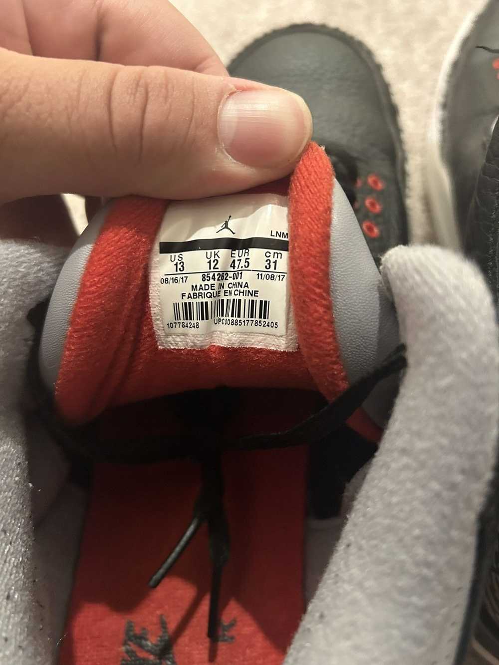 Jordan Brand Nike air Jordan black cement 3s 2018 - image 8