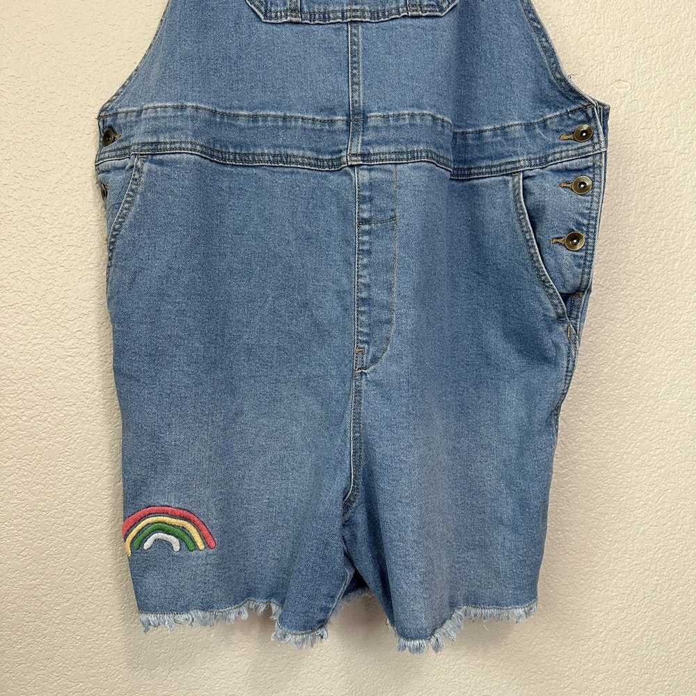 Other Target Take Pride Denim Embroidered Overall… - image 5