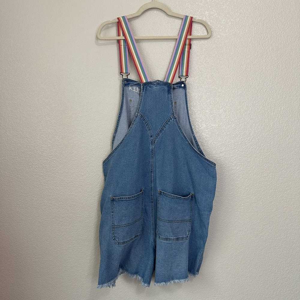Other Target Take Pride Denim Embroidered Overall… - image 6