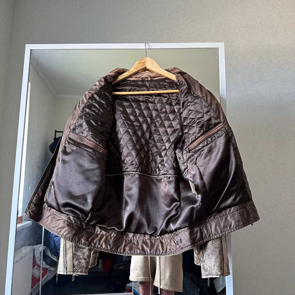 Avant Garde × Leather Jacket × Vintage Vintage Le… - image 11