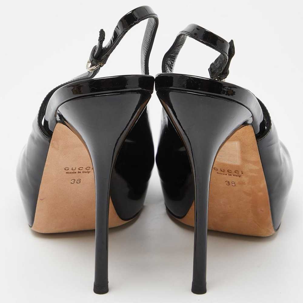 Gucci Patent leather sandal - image 4