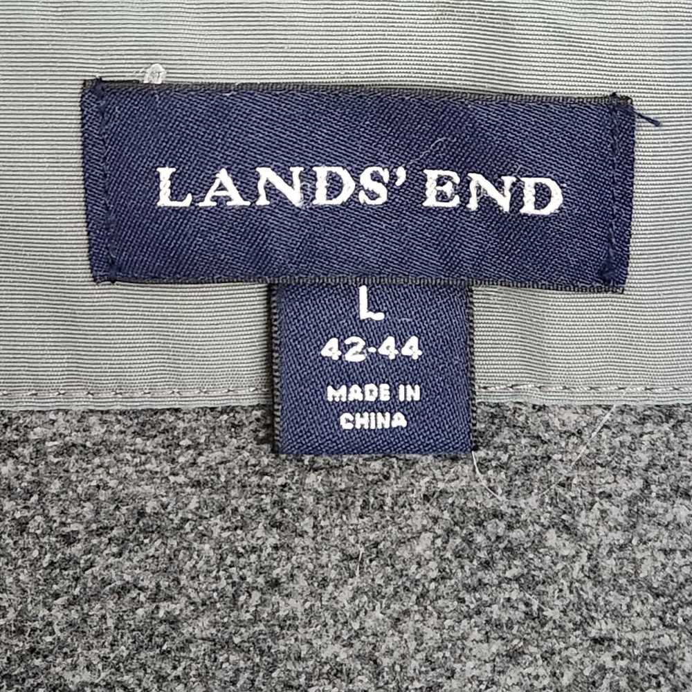 Other Lands' End Grey Green Full Zip Fleece Lined… - image 6