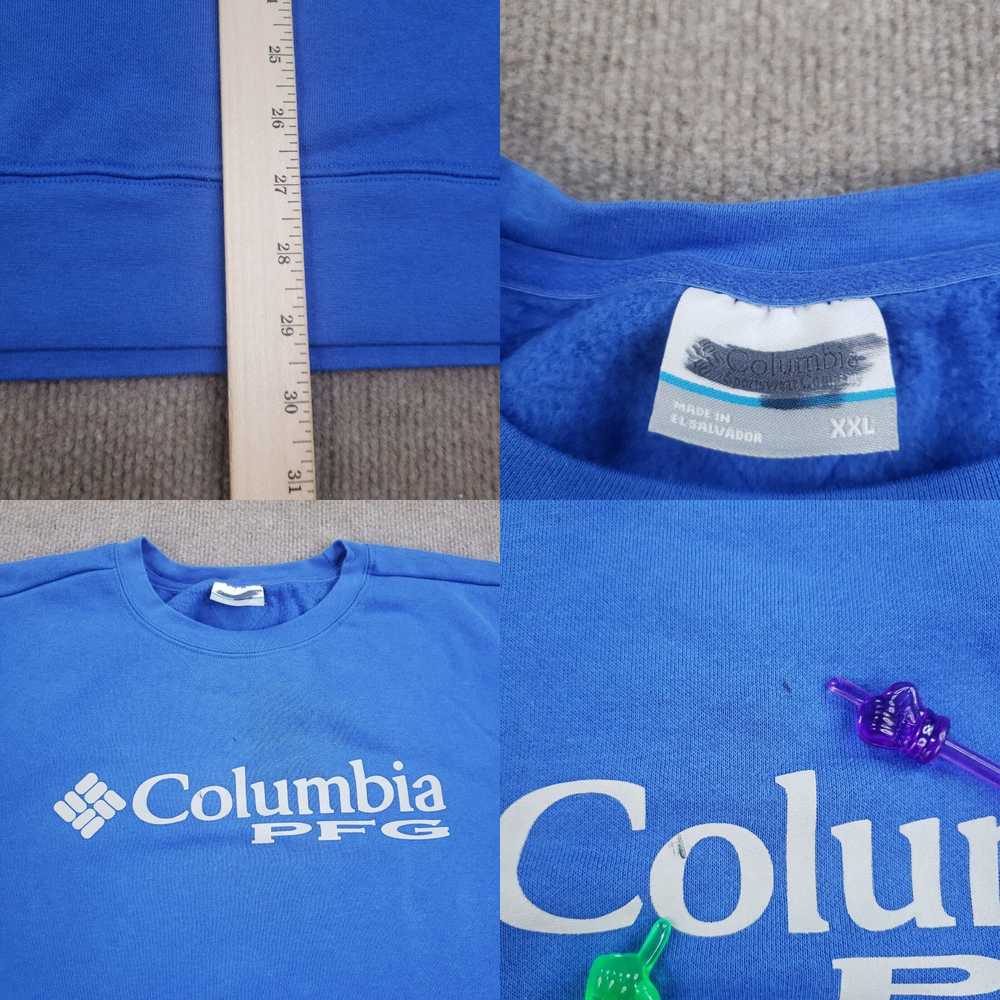 Vintage Columbia PFG Sweatshirt Mens 2XL XXL Blue… - image 4