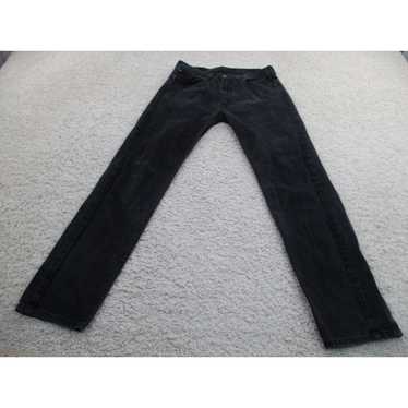 Levi's Levi's Jeans Mens 34x36 Black 505 Cotton D… - image 1