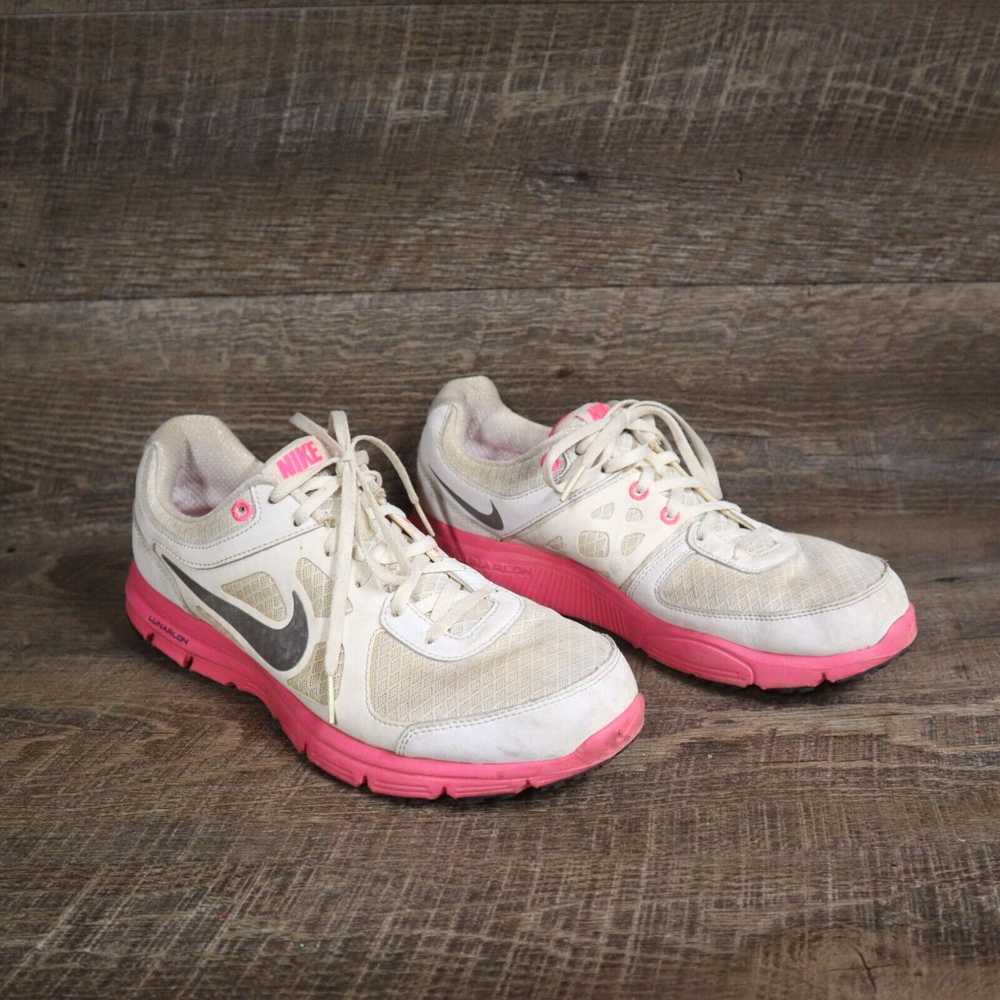 Nike Nike Lunar Forever 488164-100 White Mesh Run… - image 1