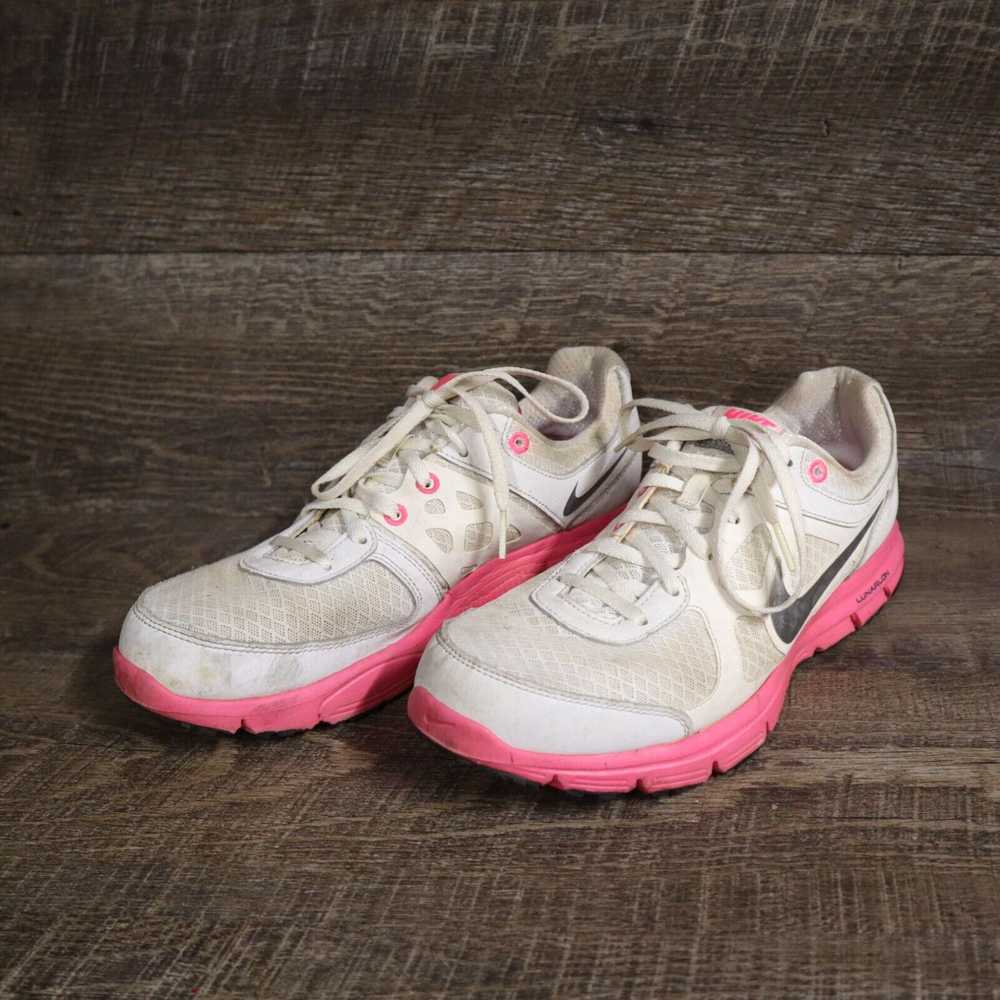 Nike Nike Lunar Forever 488164-100 White Mesh Run… - image 2