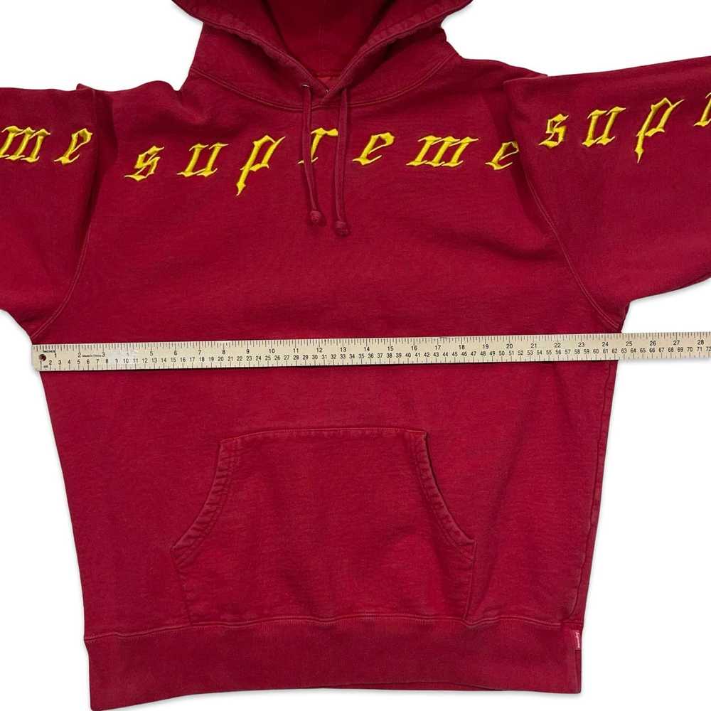 Supreme Supreme Men's Large Embroidered Spellout … - image 5
