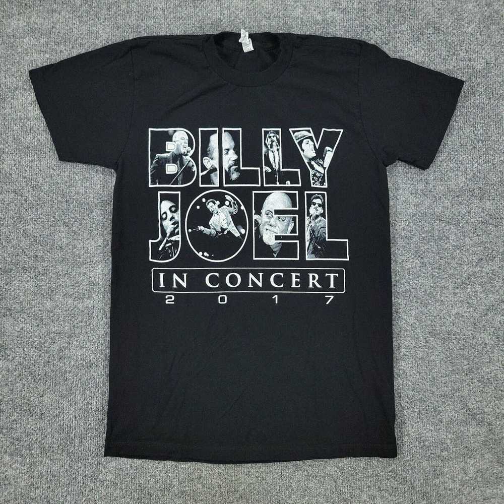 Vintage Billy Joel Shirt Men Small Black In Conce… - image 1