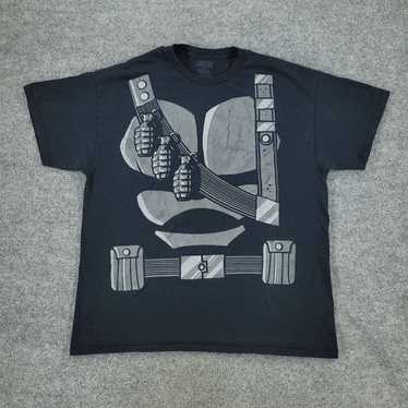 Vintage GI Joe Shirt Men's XL Black Snake Eyes Gr… - image 1