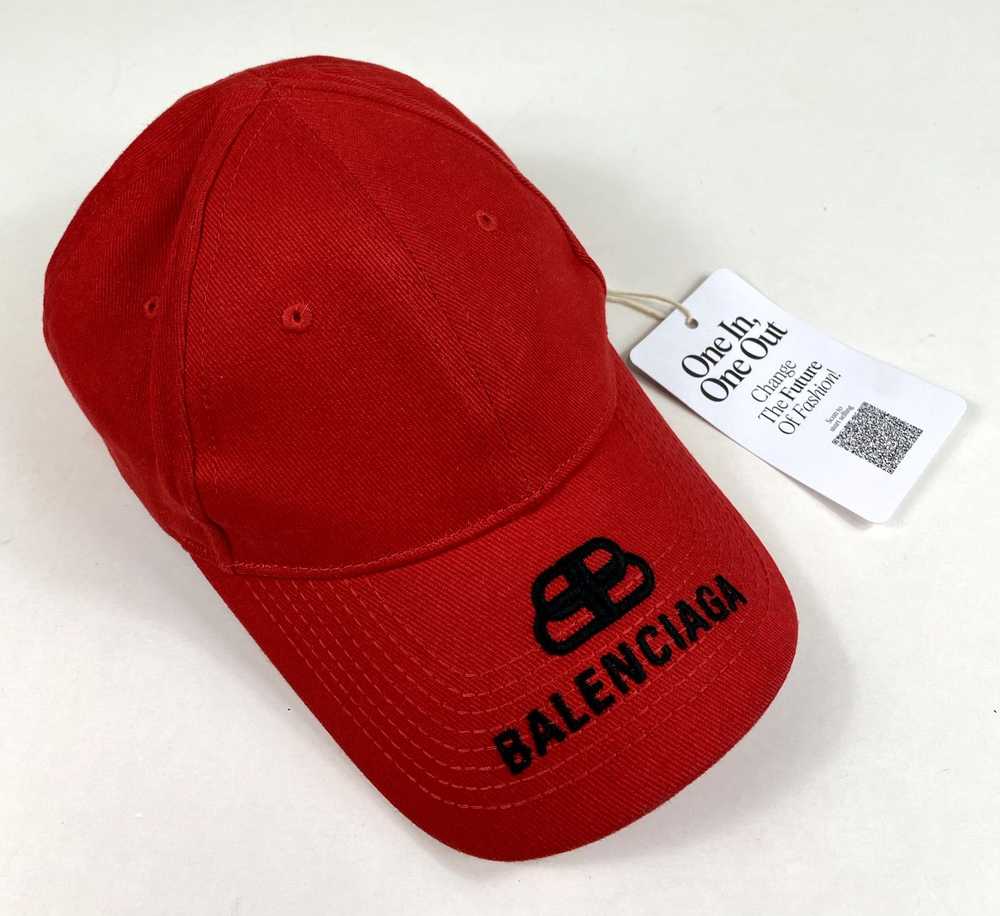 Balenciaga Balenciaga Visor BB Logo Red Baseball … - image 1