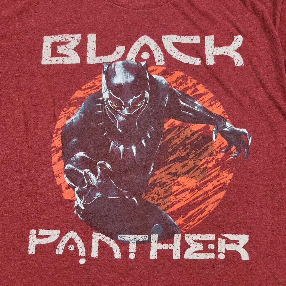 Vintage Marvel Shirt Mens XL Red Black Panther Gr… - image 2