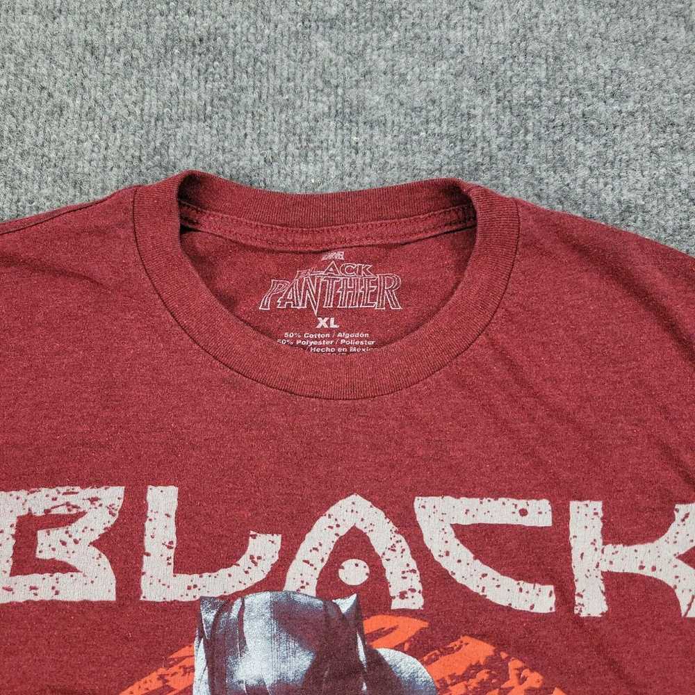 Vintage Marvel Shirt Mens XL Red Black Panther Gr… - image 3