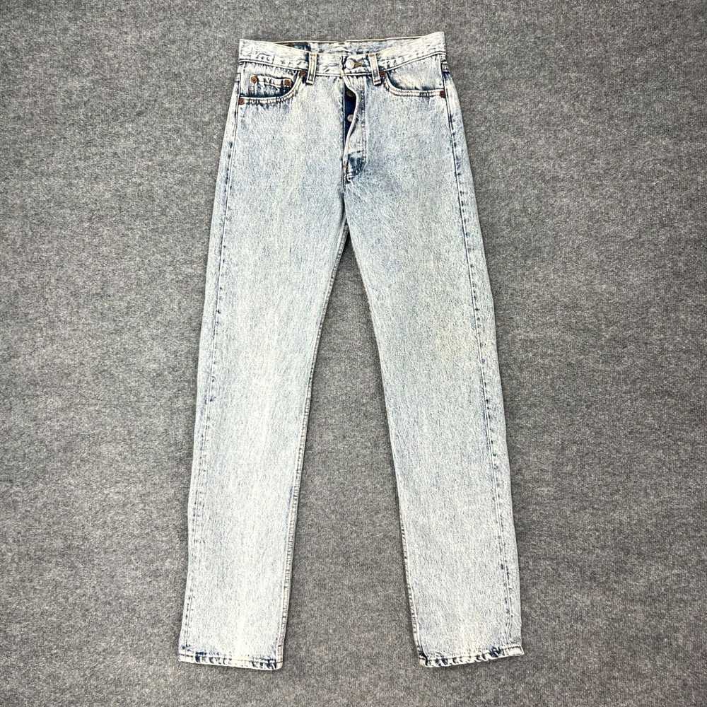 Levi's Vintage Levis 501xx Jeans Women 29x34 Acid… - image 2