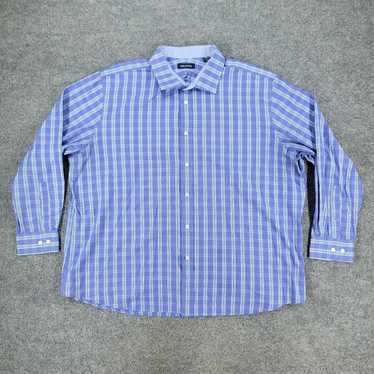 Nautica Nautica Button Shirt Men 2XL Blue 18.5 34… - image 1