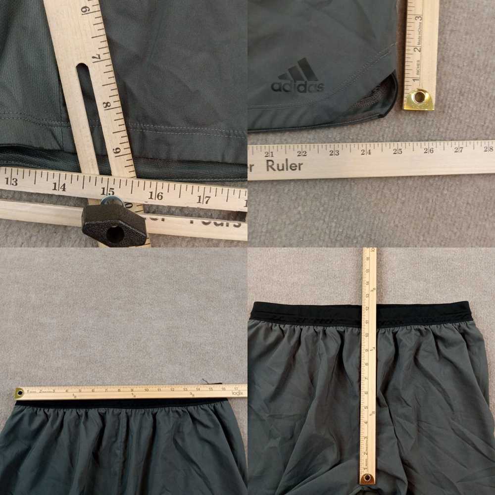 Adidas Adidas Shorts Men XL Gray Elastic Waist Dr… - image 4
