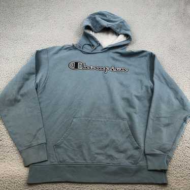 Champion Champion Sweater Adult XL Blue Spellout … - image 1