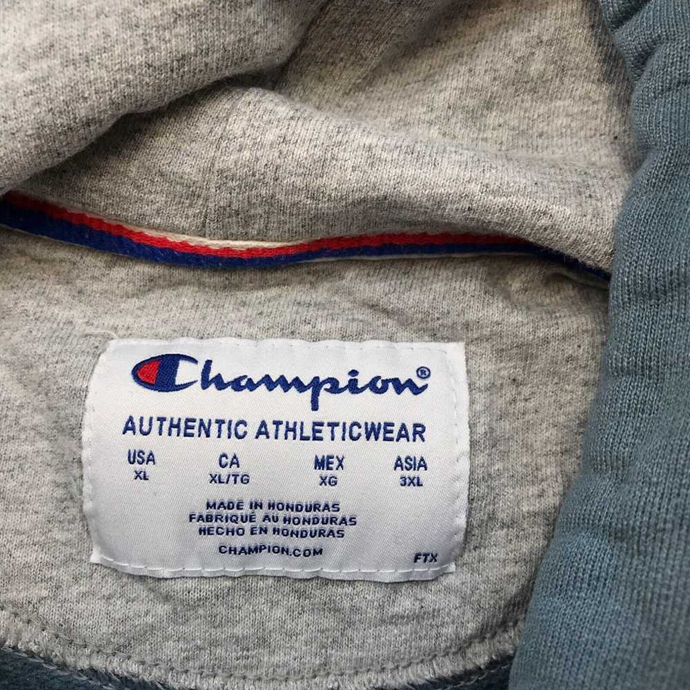 Champion Champion Sweater Adult XL Blue Spellout … - image 2