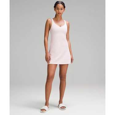 Womens Lululemon Align Dress Size 10 White EUC Te… - image 1