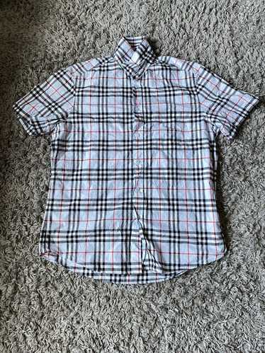 Burberry Burberry button up shirt with back embro… - image 1