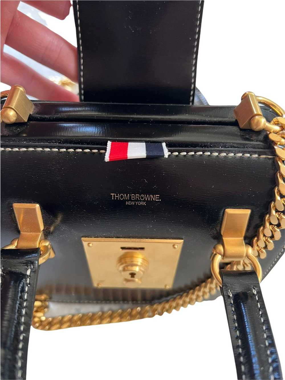 Thom Browne $5,100 Mrs. Thom Chain Crossbody Bag - image 9